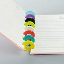 20 chiếc vòng nhựa hình trái tim, thích hợp để đóng gáy bìa cứng, thẻ học, ảnh, vở ghi chép, v.v. tại trường học hoặc văn phòng. - vòng bản lề bằng nhựa - Xem 4