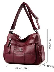 KAIDIFEINIROO Bolso de de marca de lujo, carteras y bolsos de mujer, bolso de diseñador de hombro, bandolera y mensajero, bolso impermeable 2025 para mujer