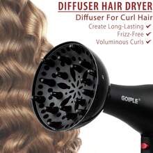 Goiple 21Piece Professional Hair Dryer Kit With Advanced Technology For Fast Drying,3 Temps,2 Speeds:Comprehensive Set For Efficient Drying, Reducing Frizz, And Enhancing Shine,Includes Blow Dryer, Thermal Protection Spray, Keratin Serum, Multiple Comb Attachments, Detangling Brush And Hair Clips For Versatile Styling Options, Ideal For All Hair Types And Daily Styling Needs For Both Men And Women