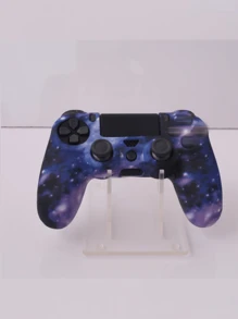 غطاء واقي من السيليكون مع طباعة نقل مائي لوحدة تحكم PS4