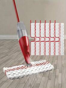 1/2 件替换头适用于 /O-Cedar ProMist MAX 蒸汽拖把、超细纤维拖把垫 - 紅白色 - 查看 10