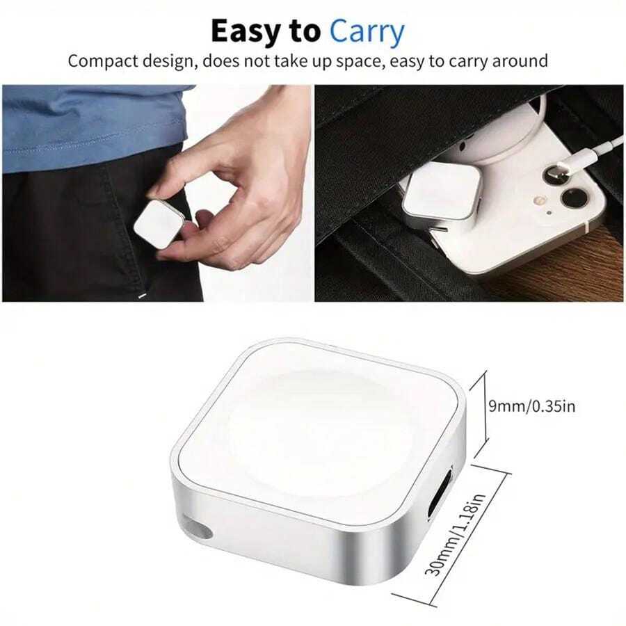 New 2024 Charger Adapter Compatible With Apple Watch, USBC Or