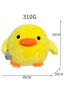 可爱鸭子毛绒玩具，带刀刃，鸭子毛绒玩具，1 只鸭子娃娃，弹性好，可抱抱的巨型鸭子毛绒玩具，柔软的毛绒动物，带刀刃设计，适合床头柜儿童礼物生日节日圣诞节装饰 - 彩色 - 查看 11