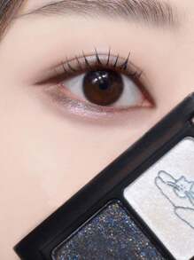 Rom&nd Better Than Eyes 眼影盘 B03 GLITZ IN BLACK，基础眼影盘，4 款日常自然色，X INAPSQUARE 联名款，丝绒质地，易于晕染，显色度高，哑光和珠光双色，高显色度，持久不脱妆，韩国彩妆，韩国化妆品，礼品 - B03 GLITZ IN BLACK - 查看 7