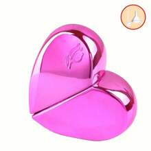 2 piezas de color aleatorio + 2 accesorios (incluye 1 embudo, 1 pajita) Botella vacía de forma de corazón de 0.85oz para perfume/cosmético, botella recargable con bomba para viaje, regalo del Día de San Valentín, decoración de boda, botella de perfume