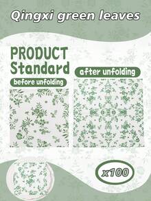 1 Bộ 50-100 tờ giấy lụa in họa tiết lá xanh Giáng sinh, Khăn ăn hai lớp dùng một lần theo chủ đề Giáng sinh cho tiệc lễ, Khăn giấy tiệc ngoài trời, Khăn ăn tiệc, Trang trí hộp khăn giấy, Khăn ăn cocktail, Đồ trang trí tiệc, Khuyến mãi khăn giấy nhà hàng - Khăn ăn lá xanh Giáng sinh - Xem 9