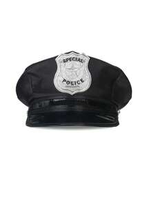 1 cái/2 cái Mũ cảnh sát cổ điển dành cho nữ, Mũ bảo vệ, Thích hợp cho trang phục hóa trang Halloween, Trang phục hàng ngày, Tiệc ngày lễ, Giáng sinh, Khiêu vũ khiêu vũ, Kết hợp với đồng phục gợi cảm, Trang phục và đạo cụ khiêu dâm. Họa tiết chữ và hình học, Polyester, Giáng sinh, Halloween, 4 mùa - Nhiều màu - Xem 16