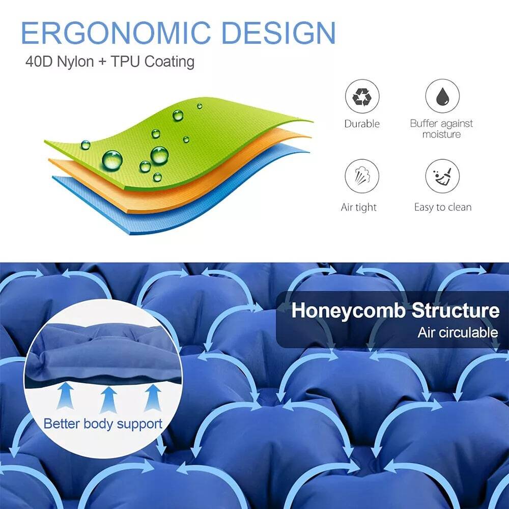 SelfInflating Inflatable Camping Mattress Outdoor Hiking Camping Mat