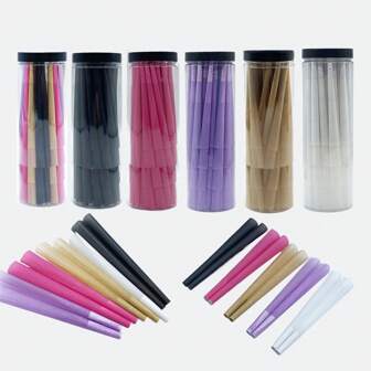 100/50/30 件 109 毫米特大号预卷纸锥带尖头，卷烟纸，慢燃，多种颜色 - 吸烟用品，派对用品，情人节礼物，最佳礼物，返校用品返校