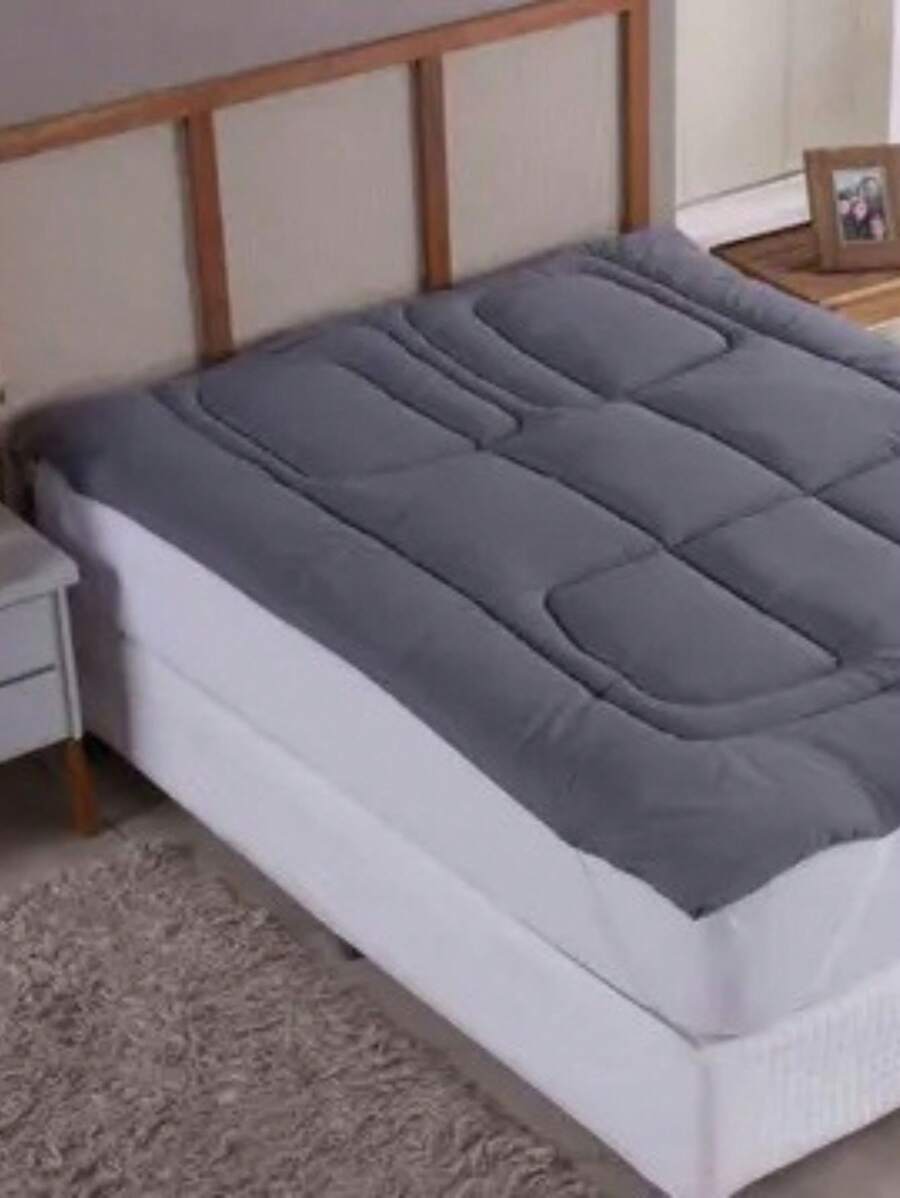 PILLOW TOP DOUBLE MICROPERCALE STANDARD 400 THREAD LINES - LUXURY - Xám - Xem 1