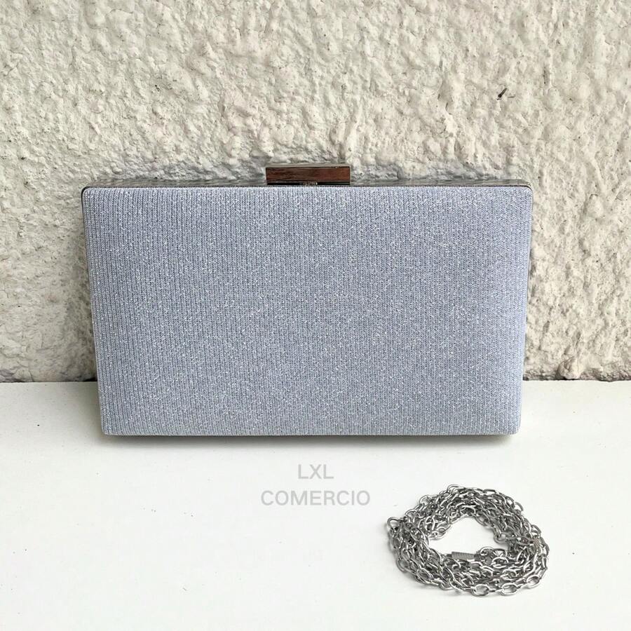 Women Glitter Crossbody Bag/Wallet For Party/Banquet/Wedding WT168-11 - 銀色 - 查看 1