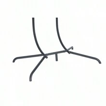 2 人户外藤条吊椅露台柳条蛋椅，波西米亚风 - 灰色 - 查看 8