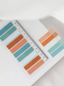 1set Transparent Sticky Notes, Student File Marker Stickers, Colorful Index Tabs, Office File Dividers, Bible Reading Adhesive Markers Back To School