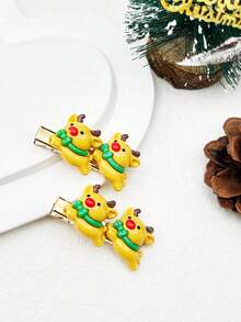 1 件圣诞老人、圣诞树、长袜、驯鹿、花环装饰发夹，休闲、可爱街头风格派对发饰，ABS（ABS 树脂） - 彩色 - 查看 14