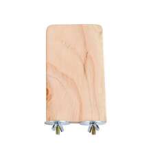 Bird Perch Platform Stand, Chinchilla Hamster Springboard Bird Standing Platform Wood Playground Cage Accessories For Small Anminals