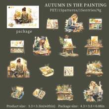 have a good day 1 Gói 15 Miếng Dán Chủ Đề Nghệ Sĩ Phác Họa Phong Cảnh Tự Làm Nhật Ký Thẩm Mỹ Trang Trí Sổ Lưu Niệm Ảnh Ghép Chất Liệu Thẻ Sáng Tạo Ốp Điện Thoại Văn Phòng Phẩm & Trường Học - mot goi - Xem 14