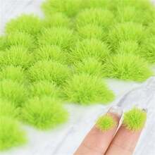 1Box Simulation Grass Tufts Artificial Plant Cluster Modeling Sand Scene DIY Material Fairy Garden Micro Landscape Decoration Grass - Multicolor - View 15