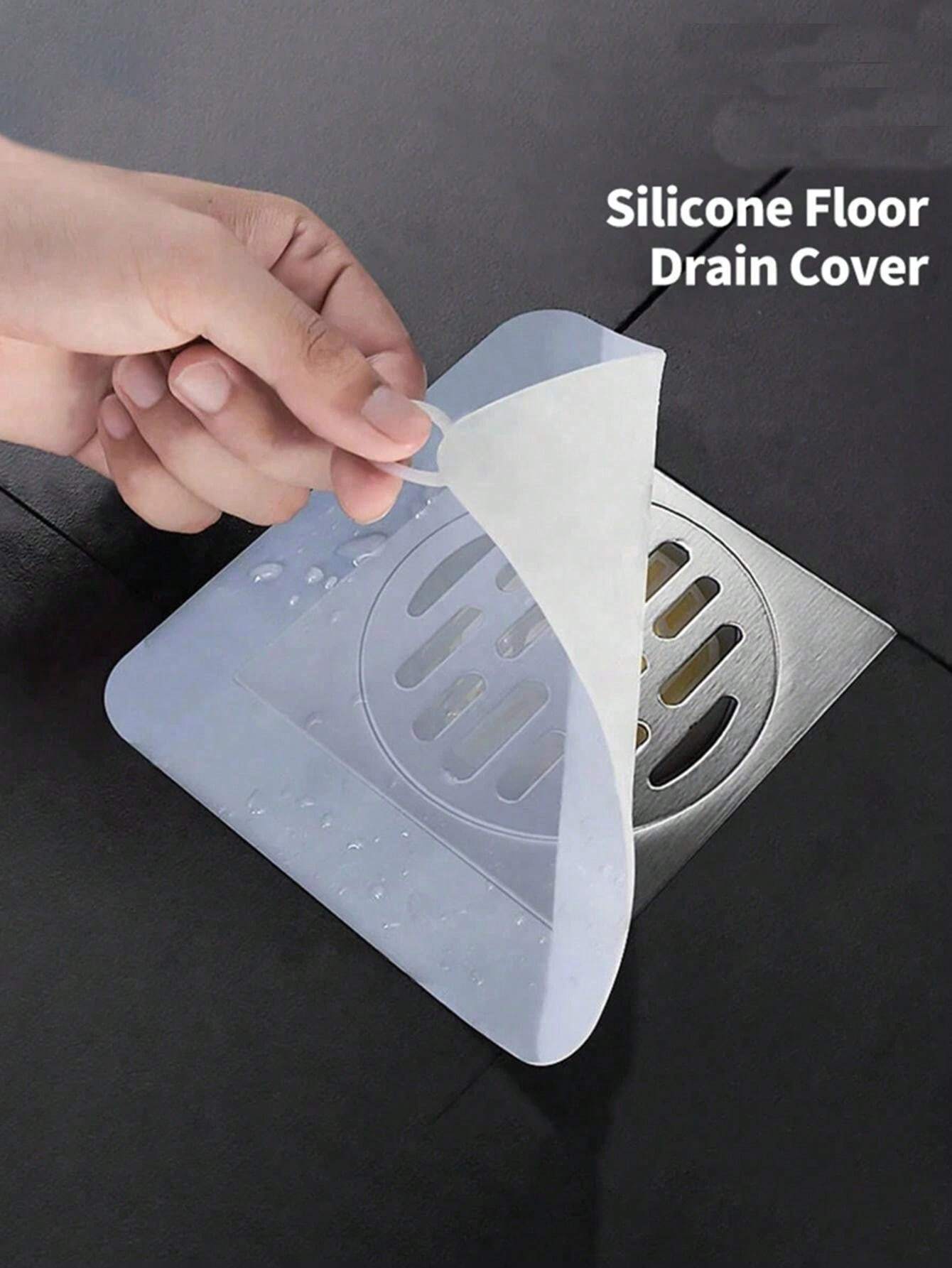 1pc Silicone Floor Drain Deodorant Cover, Household Sink Filter Hair