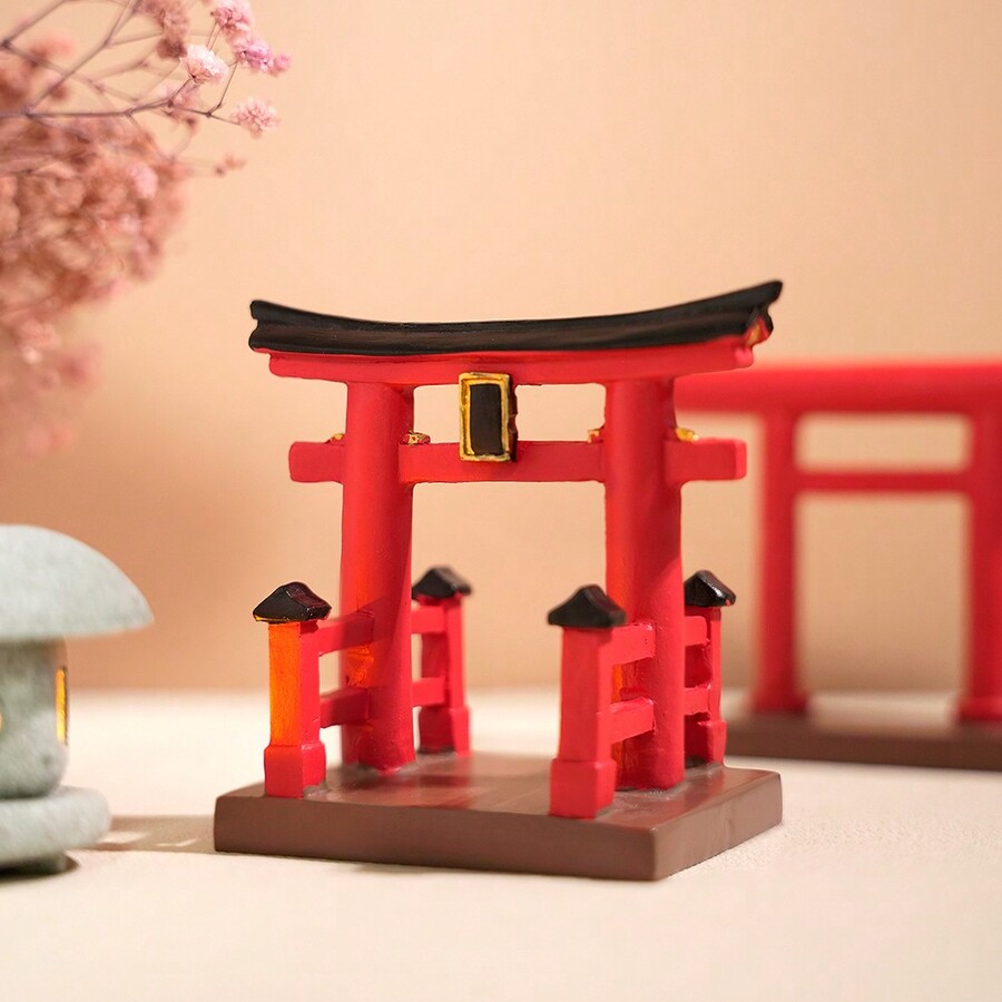 Japanese Style Torii Gate Ornament Prop, Zen Decor Supplies For