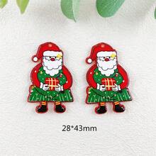 5 cái/6 cái/11 cái Acrylic in Ông già Noel, Người tuyết, Cây kẹo, Tuần lộc Bộ sản phẩm Giáng sinh DIY Mặt dây chuyền & Bùa trang trí để làm đồ trang sức - Nhiều màu - Xem 9