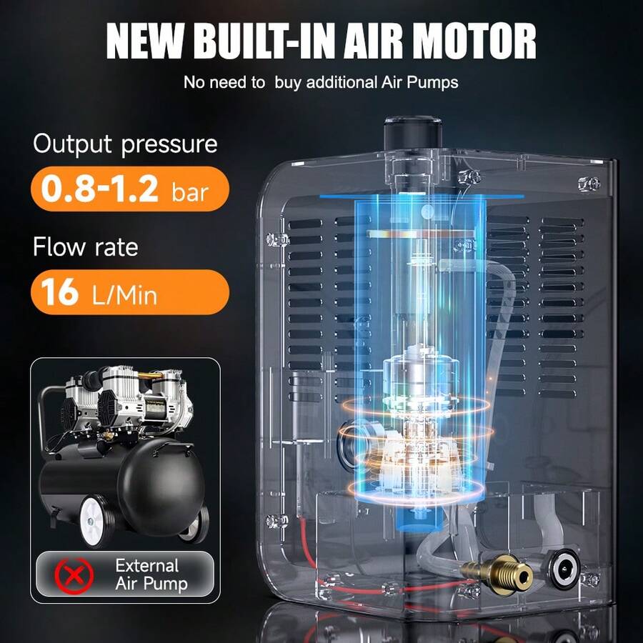 FOXWELL SD201 Car Smoke Leak Detector Machine Tester EVAP Exhaust Pipe