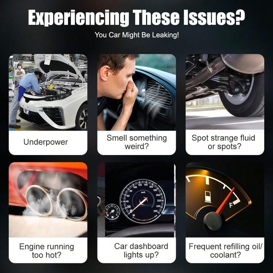 FOXWELL SD201 Car Smoke Leak Detector Machine Tester EVAP Exhaust Pipe