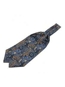 1pc Men's Neckerchief, Dress Shirt Collar Scarf, Business Necktie Men Necktie