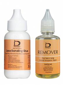 2PCS/Set Wig Glue &Wig Glue Remover, Waterproof Lace Front Wig Glue For Wigs With Tools