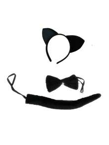 1 băng đô tai mèo họa tiết da báo, đạo cụ hóa trang cho các dịp đặc biệt - màu nâu - Xem 15