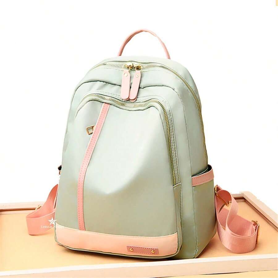 Small Backpack Sophisticated Women's Bag - màu xanh lá - Xem 1