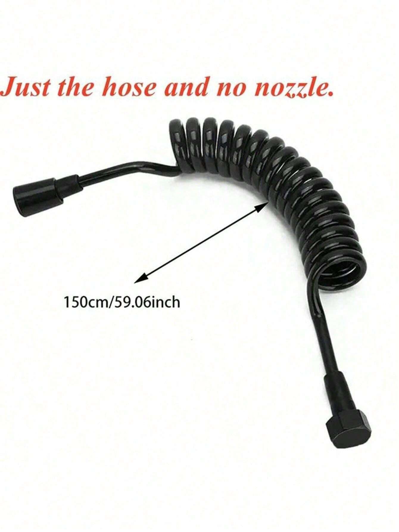 Water Toilet Bidet Sprayer Flexible Spring Shower Head Hose Tube