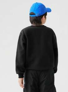 Balabala Kids' Sweatshirt Boys' Thickened Autumn/Winter Tween Boy Round Neck
