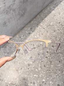 1 件女士猫眼半框电脑眼镜