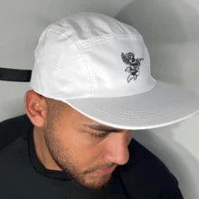 FIVE PANEL CAP WITH STRAIGHT BRIM ANGEL - trắng - Xem 1