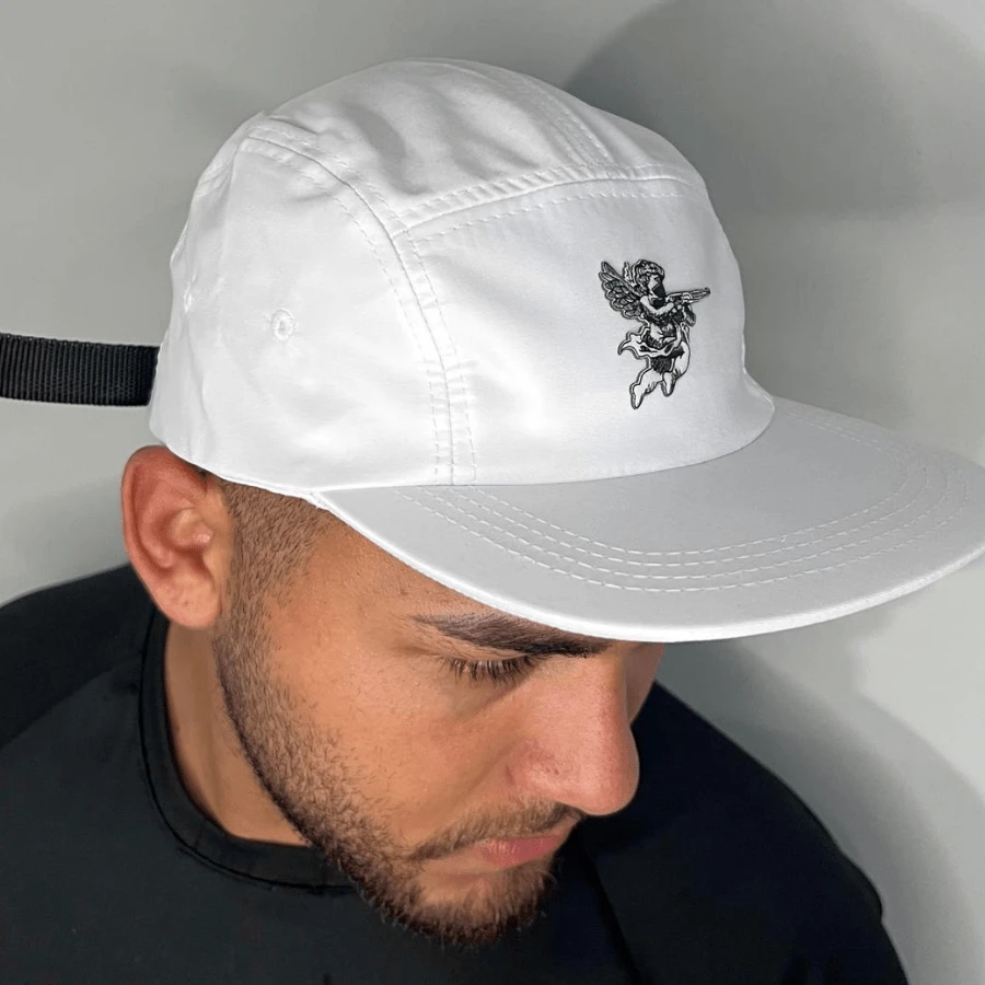 FIVE PANEL CAP WITH STRAIGHT BRIM ANGEL - trắng - Xem 1