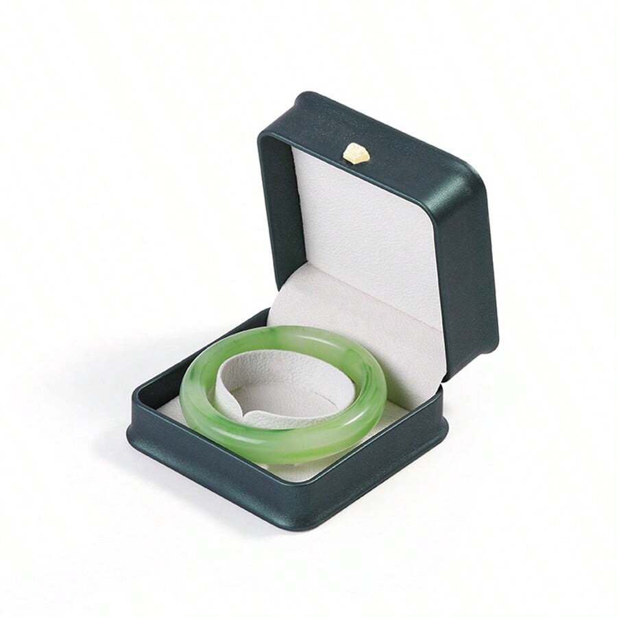 1pc Rounded Edge Crown Shaped Square Wrist Bracelet Jewelry Box, For