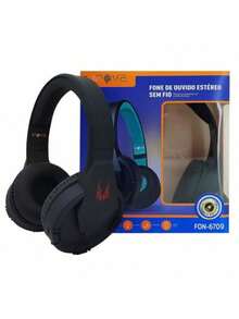 FON-6709 Inova Wireless Bluetooth Headset - 黑色 - 查看 6
