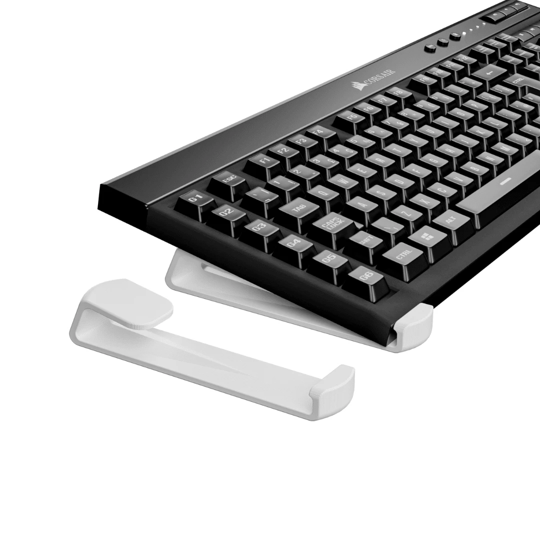 Keyboard Stand - Universal. - White - View 1