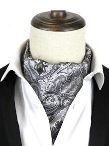 1pc Men's Neckerchief, Suit Shirt Neckband, Business Necktie Scarf