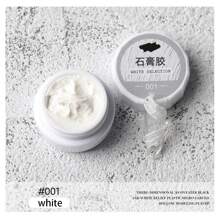 石膏胶3D微立体彩绘雕刻胶指甲浮雕石膏胶黑白膏可调颜色 - 彩色 - 查看 12