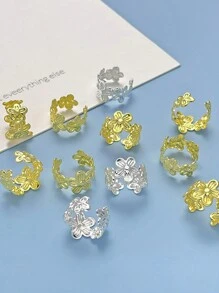 1 包免穿孔穆斯林头巾装饰夹 - 彩色 - 查看 4