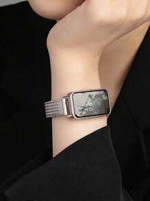 1条极简金属磁吸表带，兼容华为手环10/9/8/7 NFC版 - 星光色 - 查看 2