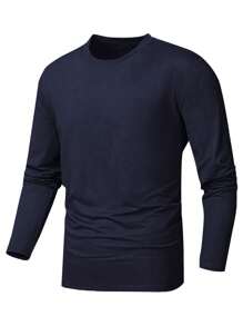 3pcs/Set Men's Outdoor Sports Fitness Casual Base Layer Long Sleeve T-Shirts