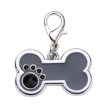 Médaille d'identification pour animaux de compagnie, médaille de chien avec gravure laser, accessoires anti-perdus pour animaux de compagnie