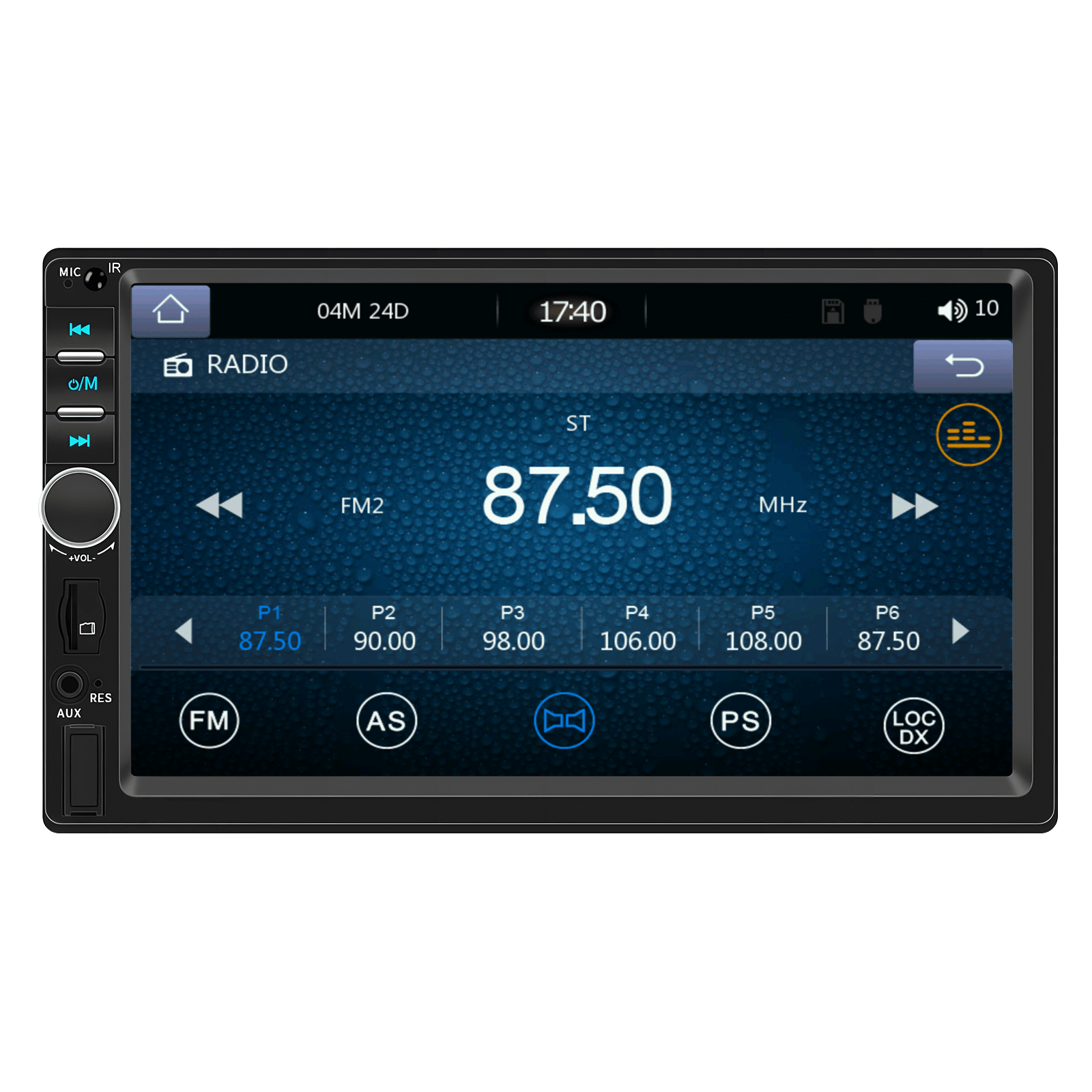 Double 2 Din Car Radio With Apple Carplay Android Auto, 7 Inch