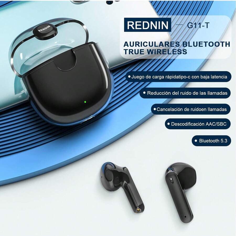 Bluetooth 5.3 Wireless Headphones Wireless Earbuds With BuiltIn