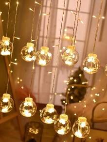 Luces LED de Navidad de Santa Claus de forma de esferas - Amarillo - Ver 2