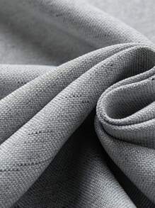 1 buc. Perdele opace cu ochiuri retro franceză, cu aspect simplu de in, pentru sufragerie sau dormitor