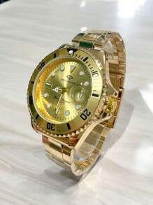 Men's Waterproof Watch Fashion Men's Watch For Gift M50 - Gold - View 2
