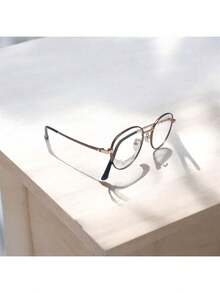 Titanium Material Adult Eyeglass Frame 9640 - Vàng - Xem 3